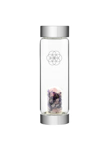 水晶能量玻璃水樽 Crystal Water Bottle - Love & Peace