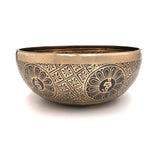 手工花紋缽  Singing Bowls - Engrave Handmade 5700 C#